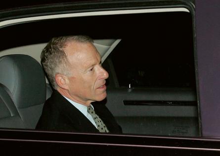 Lewis Libby, Vice President Dick Cheney’s chief of staff, rides in the backseat of a limousine on Oct. 27, 2005, in McLean, Va.
              Win McNamee/Getty Images