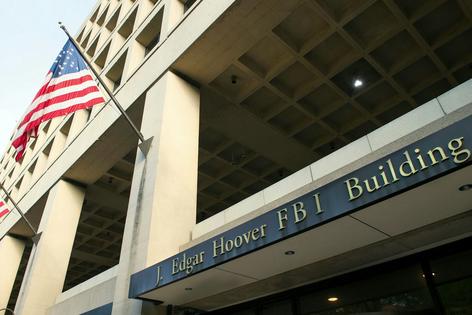 The FBI’s J. Edgar Hoover headquarters building in Washington in 2016.
AP Photo/Cliff Owen
