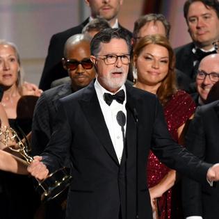 Bang Showbiz / Stephen Colbert has jokingly explained his new facial hair