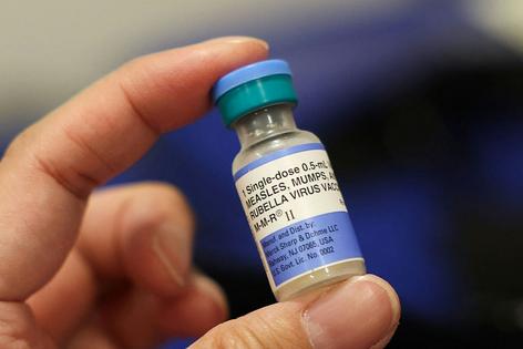 The measles was eliminated from the U.S. in 2000 through the effective use of the vaccine.
PATRICK T. FALLON/AFP Collection via Getty Images