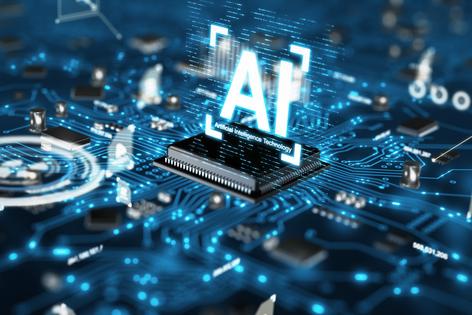 3D render AI artificial intelligence technology CPU. Dreamstime/TCA