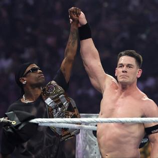 Bang Showbiz / John Cena's autographed card from WrestleMania 41 sold for a huge sum