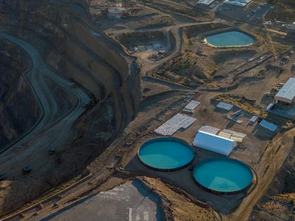MP Materials mines and processes rare earth minerals in California, including neodymium-praseodymium oxide used in high-performance magnets. David McNew/Getty Images