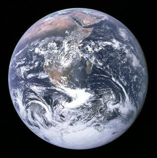 ‘The Big Blue Marble’ photo, taken in 1972 by the crew of Apollo 17.
              NASA