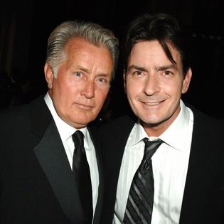 Bang Showbiz / Martin and Charlie Sheen