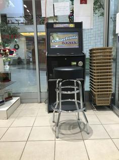 Skill games resemble slot machines and will now be regulated as such, since players insert money and can win cash.
              Mark Levy/AP Photo