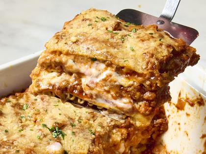 Learn the secret to making the most delicious classic lasagna, layered with bolognese, bechamel and Parmesan. (Alex Lepe/TCA)