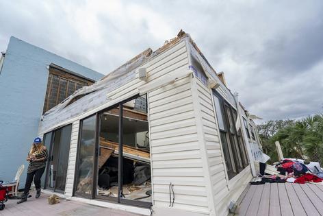Hurricane Isaias hit the Florida Panhandle on Oct. 7, 2026, amid a quiet Atlantic hurricane season. Active hurricane seasons can push nationwide disaster costs well over $100 billion.
Jen Golbeck/SOPA Images/LightRocket via Getty Image