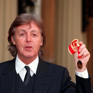 Bang Showbiz / Sir Paul McCartney was knighted by Queen Elizabeth II in 1997 for his services to music