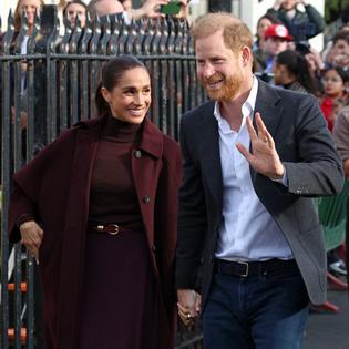 Bang Showbiz / The Duke and Duchess of Sussex in Nottingham.