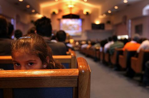 People opposed to Arizona SB 1070, an immigration enforcement law, attend a prayer service at a Baptist church in Phoenix on April 25, 2010.
              John Moore/Getty Images