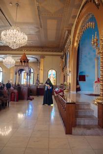 A family celebrates their baby’s karasunk ceremony in church, 40 days after birth.
Edita Pogosian