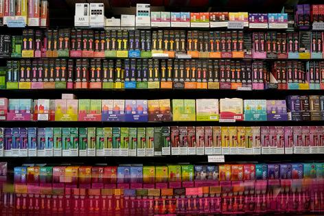 The new law allows Pennsylvania businesses to sell products from just six vape manufacturers, but that list includes some of the most popular brands.  AP Photo/Rebecca Blackwell