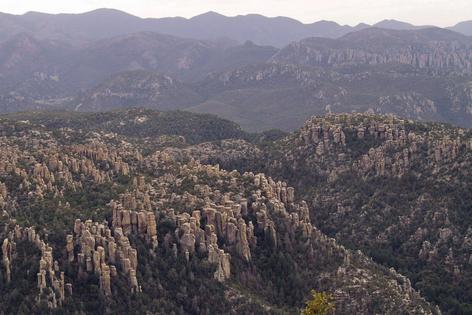 Chiricahua’s landscape has been called a ‘wonderland of rock.’
              Ron Kerbo/National Park Service via Associated Press