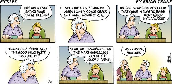 Pickles for 1/21/2018