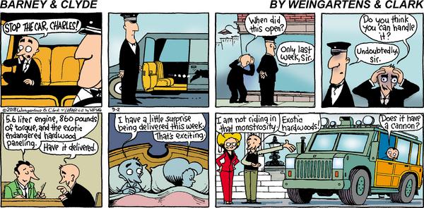 Barney & Clyde for 9/2/2018