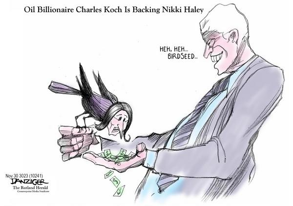 Jeff Danziger for 12/1/2023