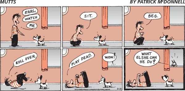 Mutts by Patrick McDonnell on Sun, 31 Mar 2024