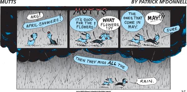 Mutts by Patrick McDonnell on Sun, 07 Apr 2024