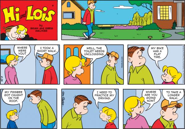 Hi and Lois by Robert "Chance" Brown, Brian Walker and Greg Walker on Sun, 28 Apr 2024