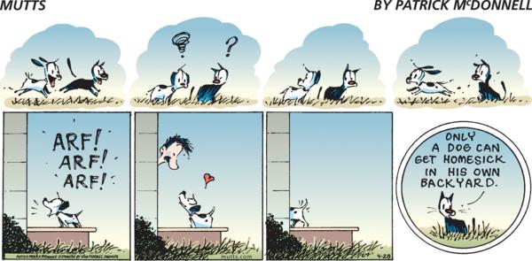 Mutts by Patrick McDonnell on Sun, 28 Apr 2024