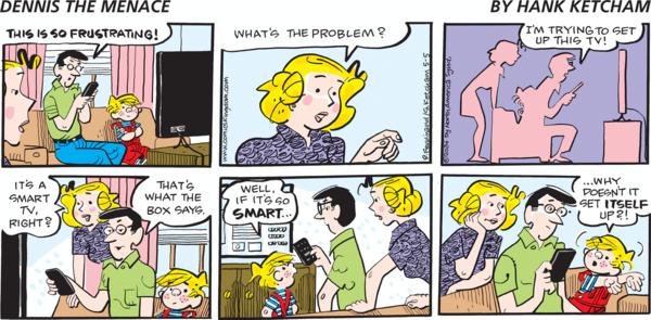 Dennis the Menace by Hank Ketcham on Sun, 05 May 2024