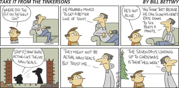 Take It From The Tinkersons by Bill Bettwy on Sun, 15 Dec 2024