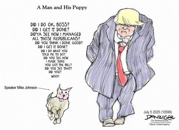 Jeff Danziger for 7/7/2025