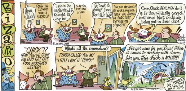 click or tap to zoom Bizarro for 7/27/2025