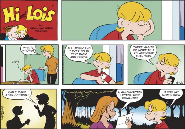 click or tap to zoom Hi and Lois 8/24/2025