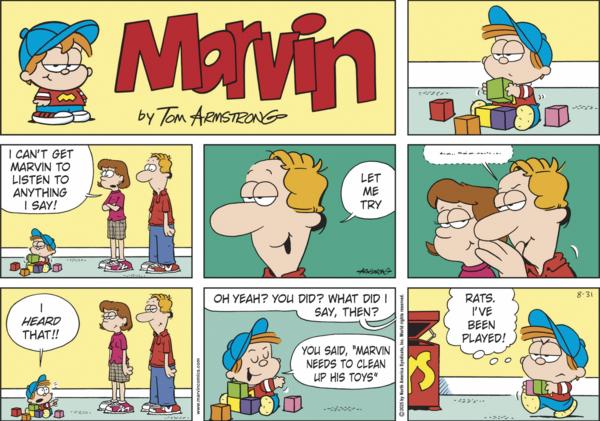 click or tap to zoom Marvin for 8/31/2025