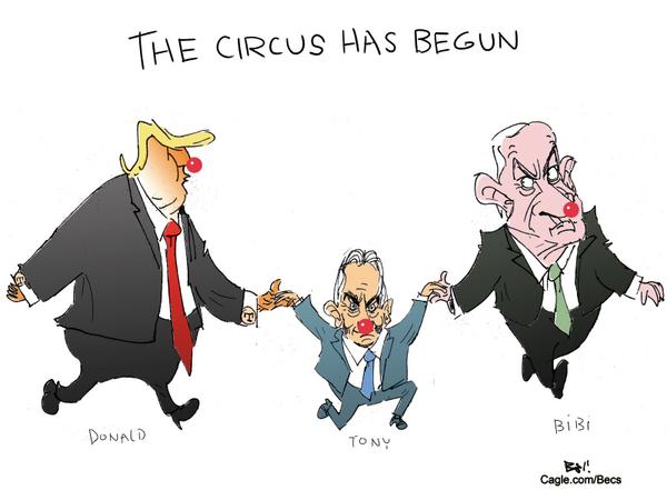 Here come the clowns
