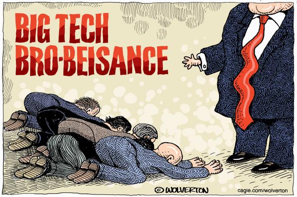 Big Tech Bros Genuflect to Trump