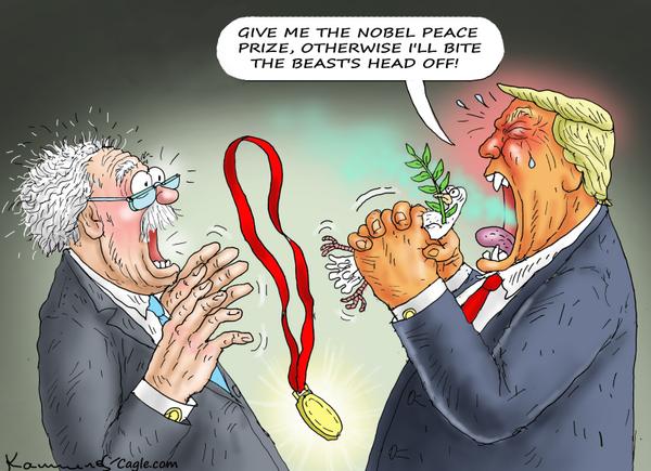 AGGRESSIVE HEAD-BITTER TRUMP