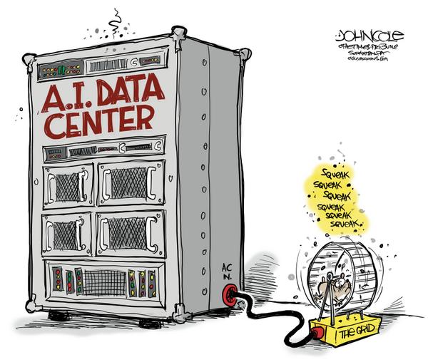 Electric grid and AI data center demands