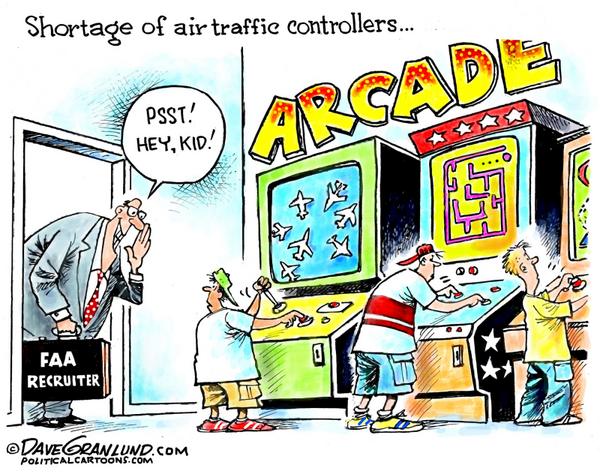 Air traffic control staffing