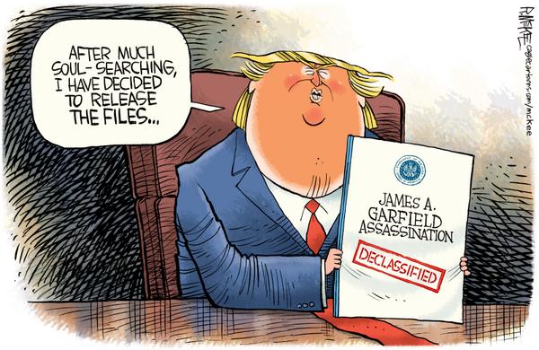 click or tap to zoom Trump Releases the Garfield Files