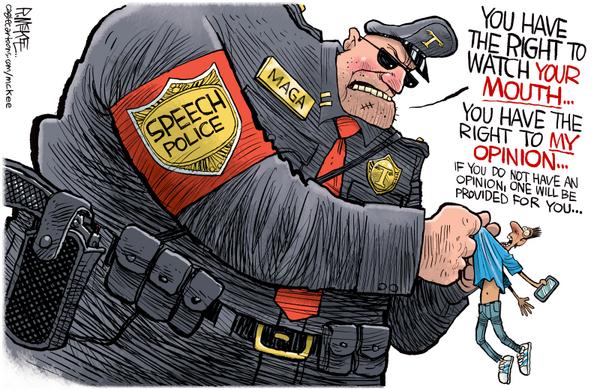MAGA Speech Police