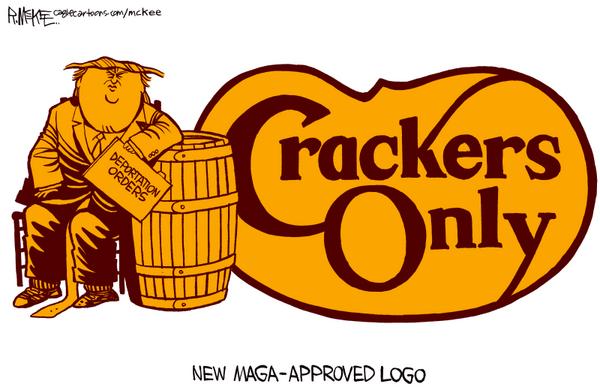 New MAGA-Approved Cracker Barrel Logo