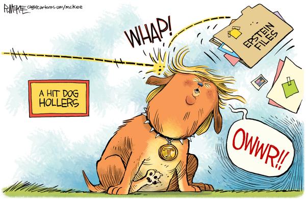 click or tap to zoom Hit Dog Hollers Epstein Files