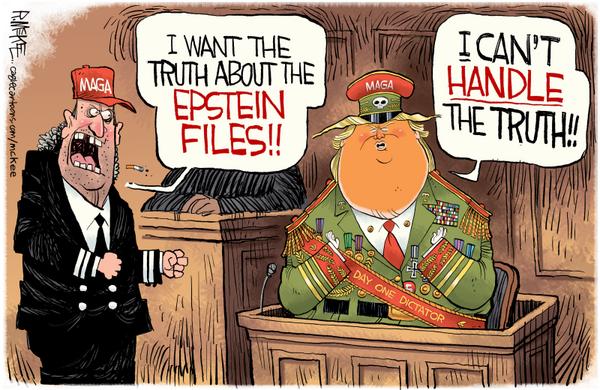 click or tap to zoom Trump Epstein Files Few Good Men