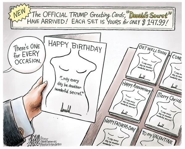 click or tap to zoom Trump Line of Greeting Cards