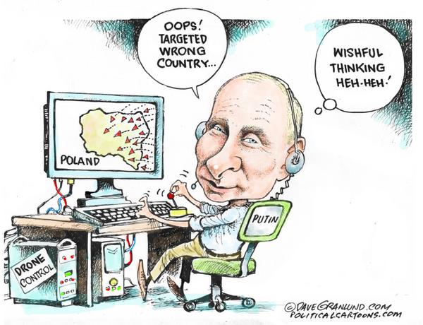 Russian drones in Poland