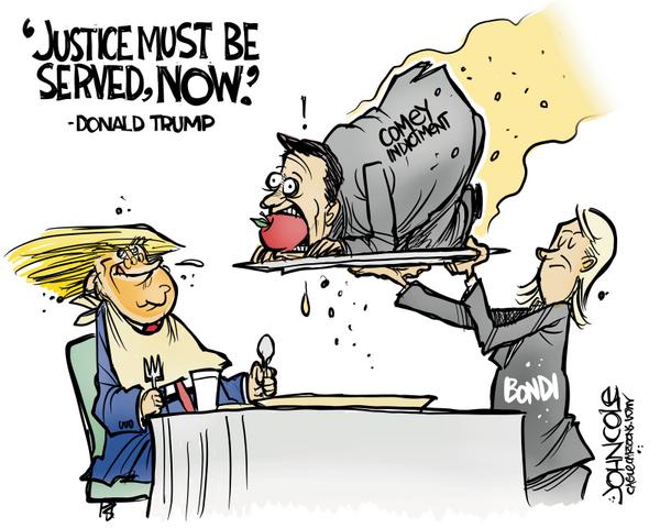 click or tap to zoom Trump orders Comey's indictment