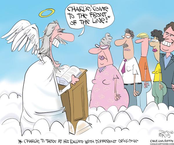 click or tap to zoom Charlie Kirk In Heaven