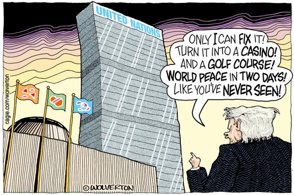 click or tap to zoom Trump Reimagines United Nations