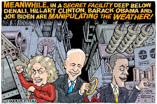 click or tap to zoom Clinton, Biden and Obama Manipulating the Weather