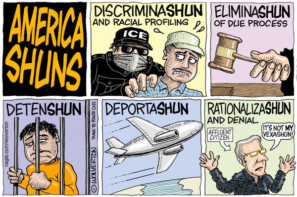 click or tap to zoom America Shuns Immigrants