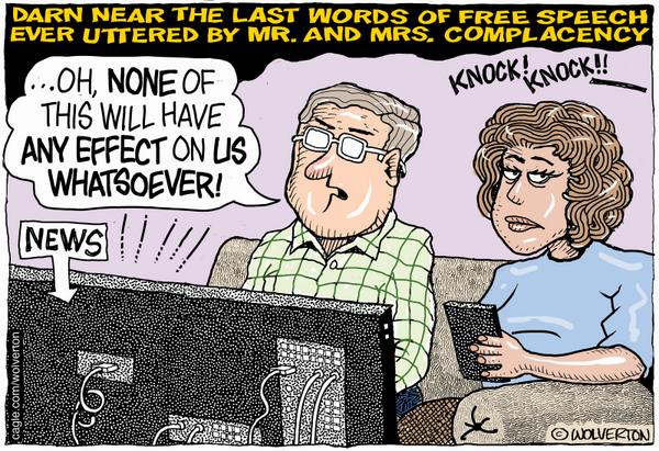 Complacent Couple Watching News