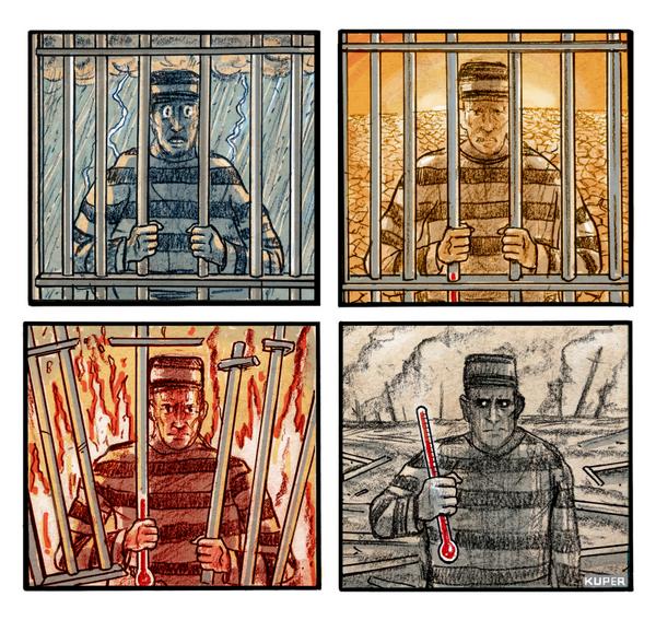 click or tap to zoom Imprisoned By Climate Change